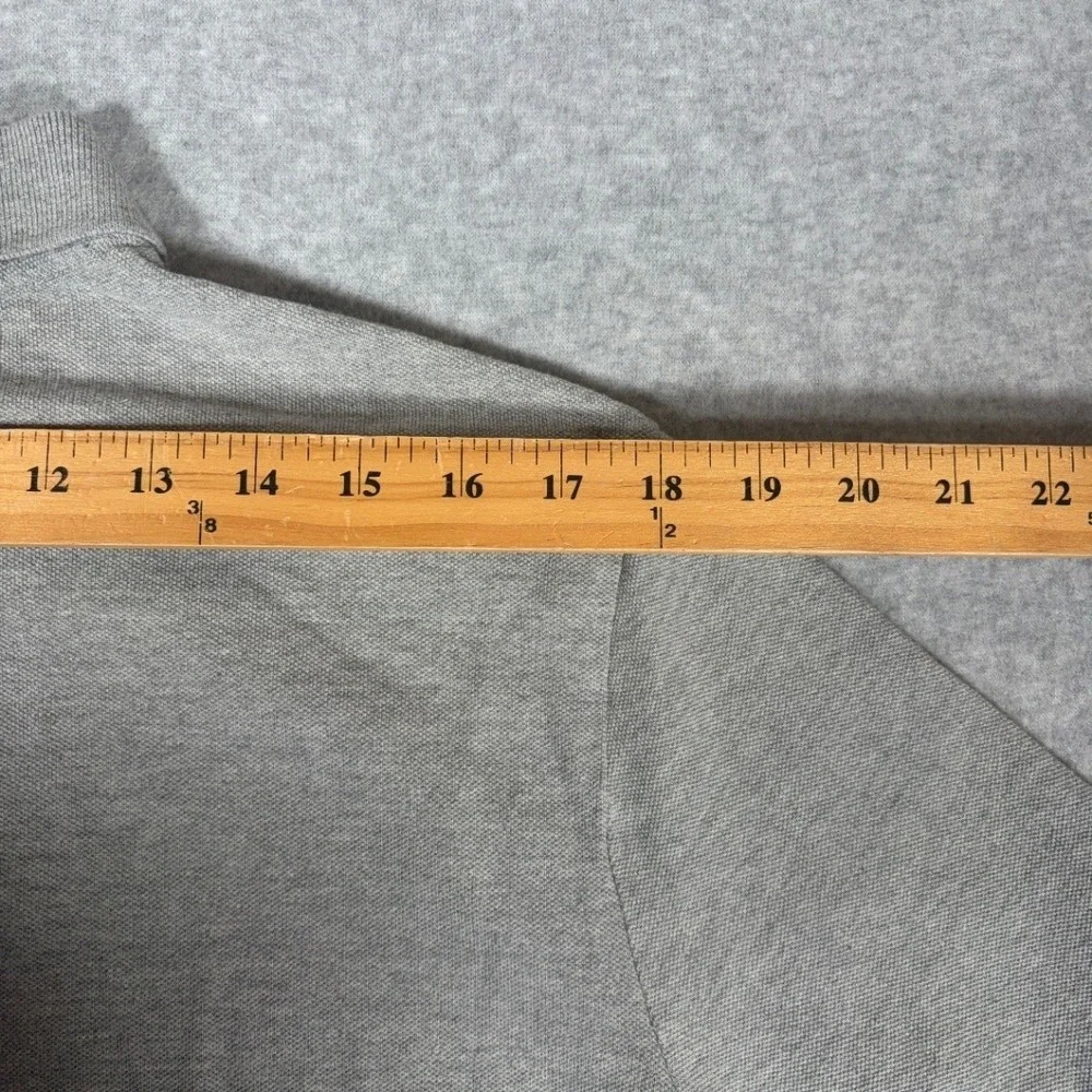 Polo Ralph Lauren Polo Shirt Mens XL Gray Classic Fit Short Sleeve Pique Pony